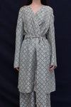Mutedance 25 Spring/Summer Silk Checkered Shirt MD-MD25SS135-GREY